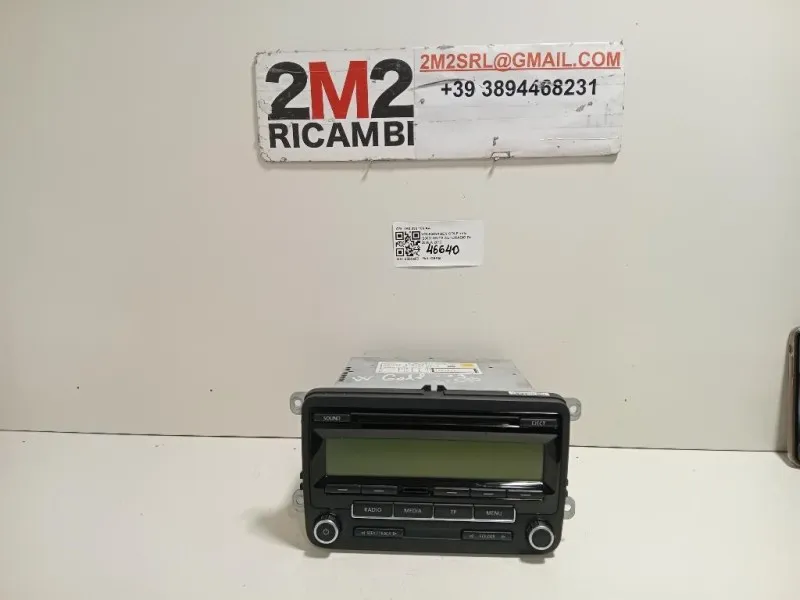 Unità Autoradio 1K0 035 186 AA Volkswagen GOLF VI 2009