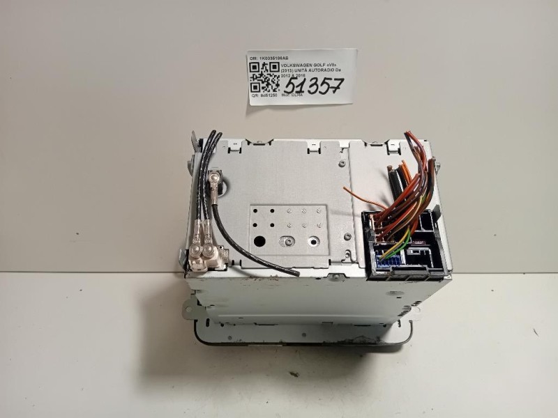 Unità Autoradio 1K0035186AB Volkswagen GOLF VII 2013