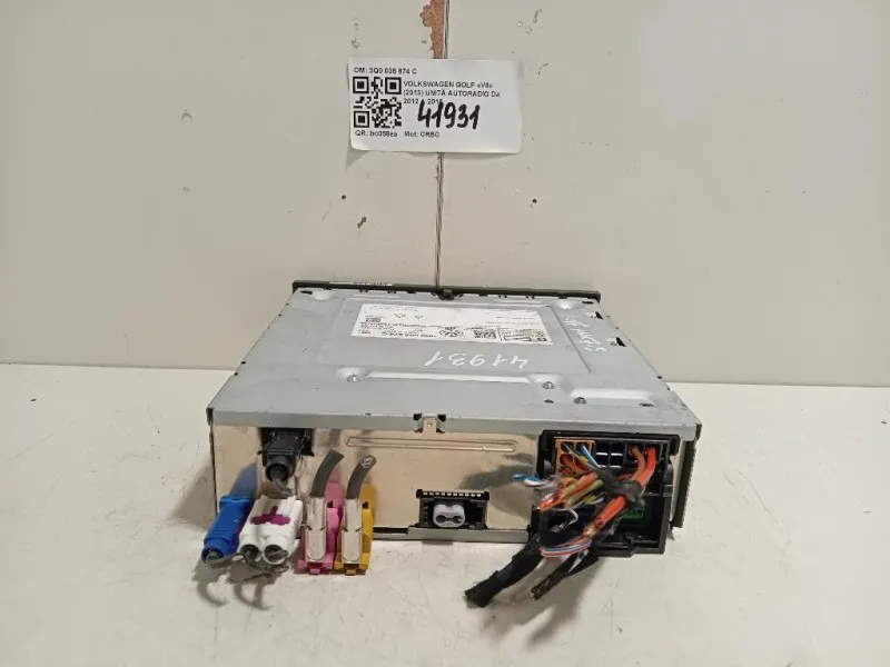 Unità Autoradio 3Q0 035 874 C 3Q0035874C Volkswagen GOLF VII 2013