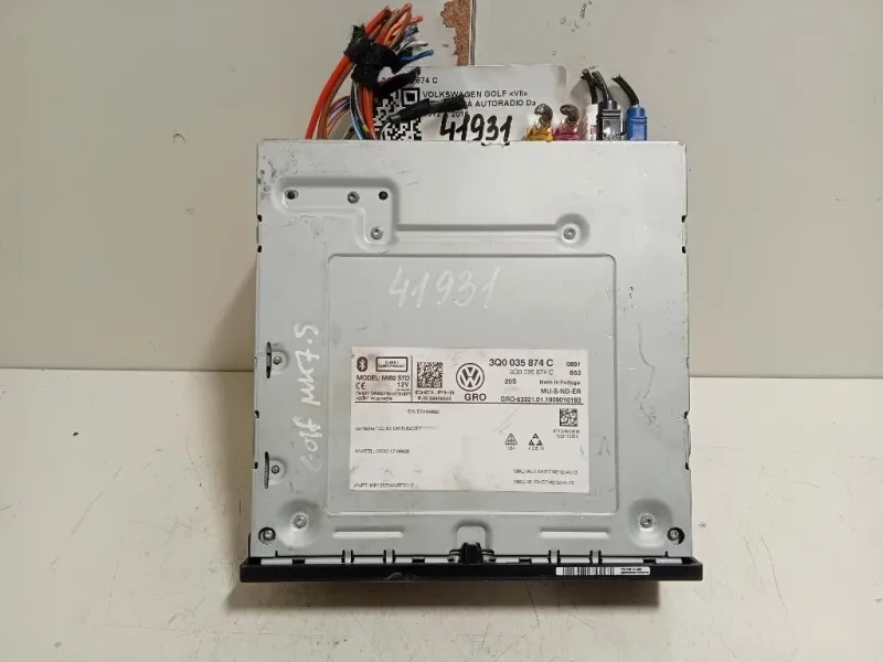 Unità Autoradio 3Q0 035 874 C 3Q0035874C Volkswagen GOLF VII 2013