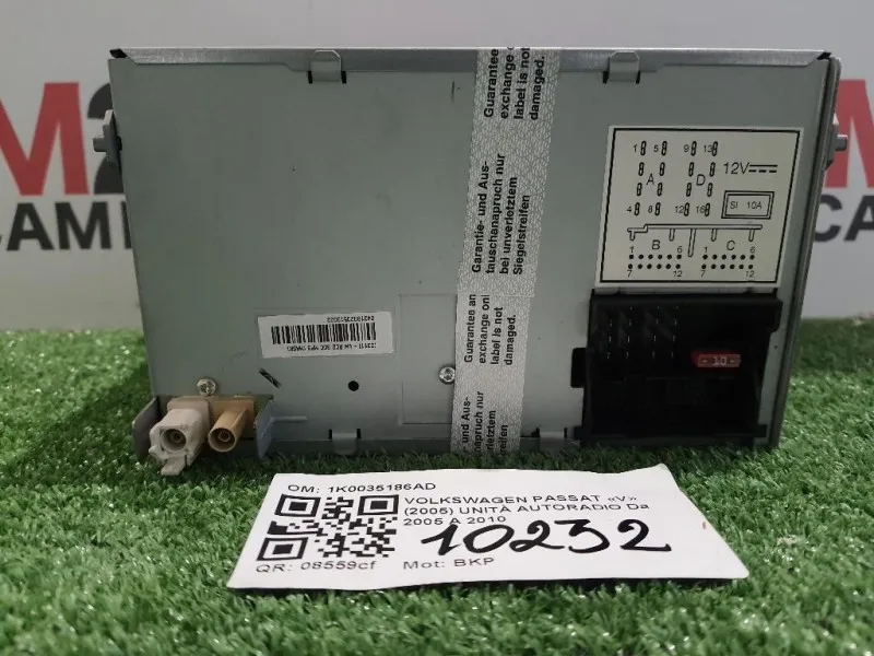 Unità Autoradio 1K0035186AD Volkswagen Passat V 2005