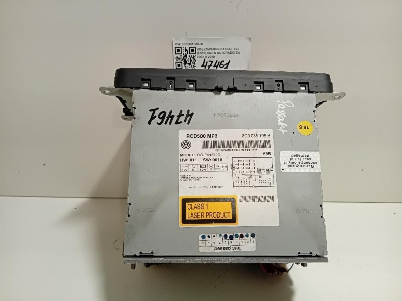 Unità Autoradio 3C0035195B Volkswagen Passat V 2005