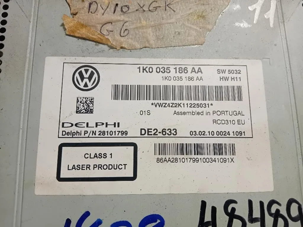 Unità Autoradio 1K0035186AA Volkswagen POLO VII 2017