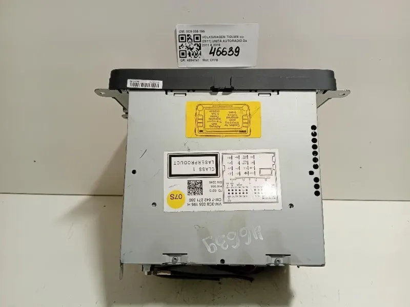 Unità Autoradio 3C8 035 195 Volkswagen Tiguan I 2011