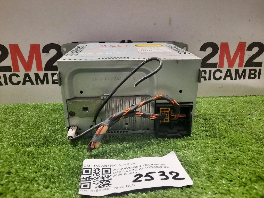 Unità Autoradio 1K0035193C Volkswagen Touran II 2007