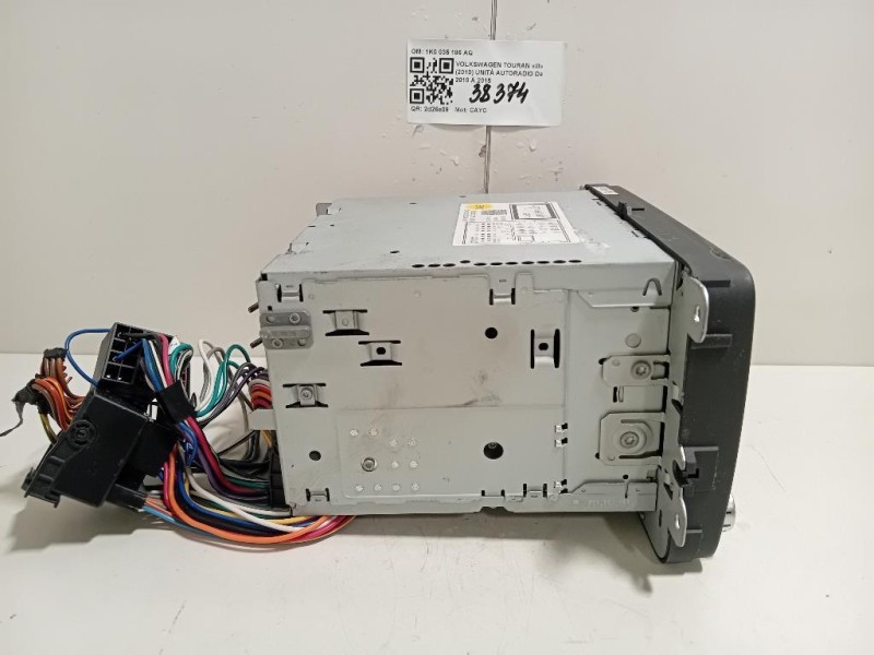 Unità Autoradio 1K0 035 186 AQ Volkswagen Touran III 2010