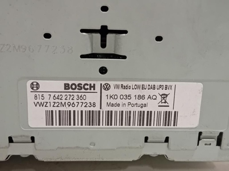 Unità Autoradio 1K0 035 186 AQ Volkswagen Touran III 2010