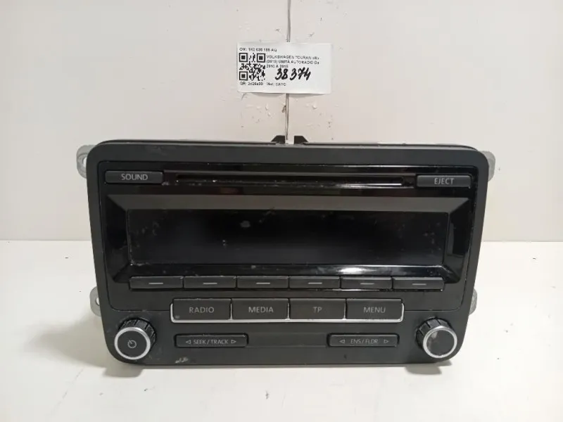 Unità Autoradio 1K0 035 186 AQ Volkswagen Touran III 2010