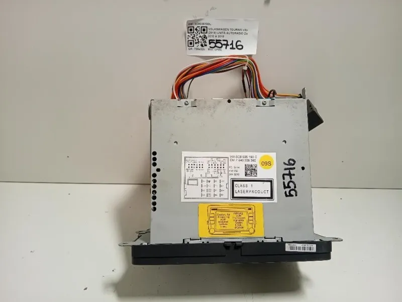 Unità Autoradio 3C8035190C Volkswagen Touran III 2010