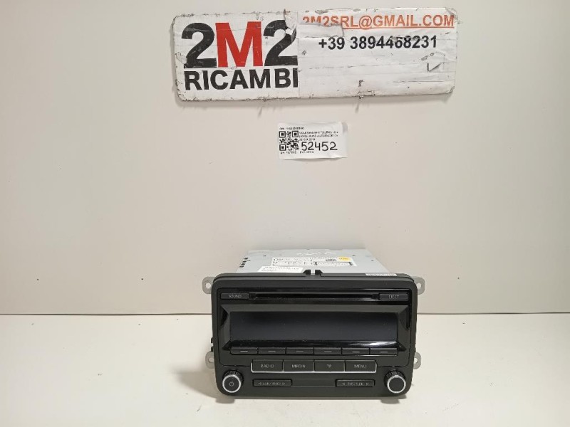 Unità Autoradio 1K0035186AQ Volkswagen Touran III 2010
