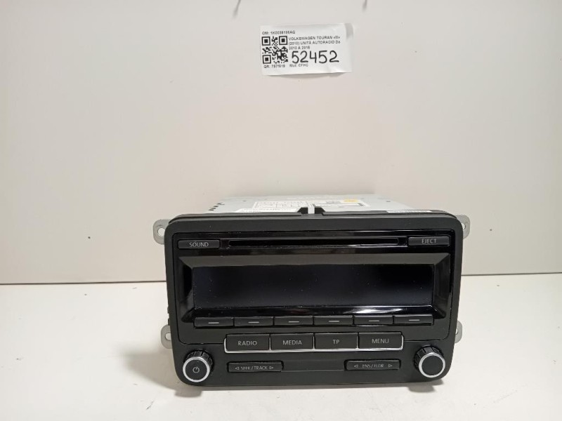 Unità Autoradio 1K0035186AQ Volkswagen Touran III 2010