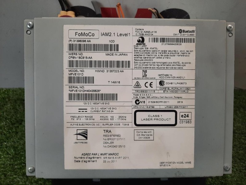 Unità Autoradio 31357223AA Volvo V40 II 2012