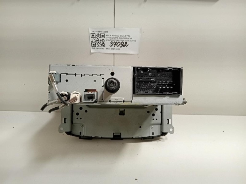 Unita DI Comando Multimediale 01561046470 Alfa Romeo Giulietta 2013