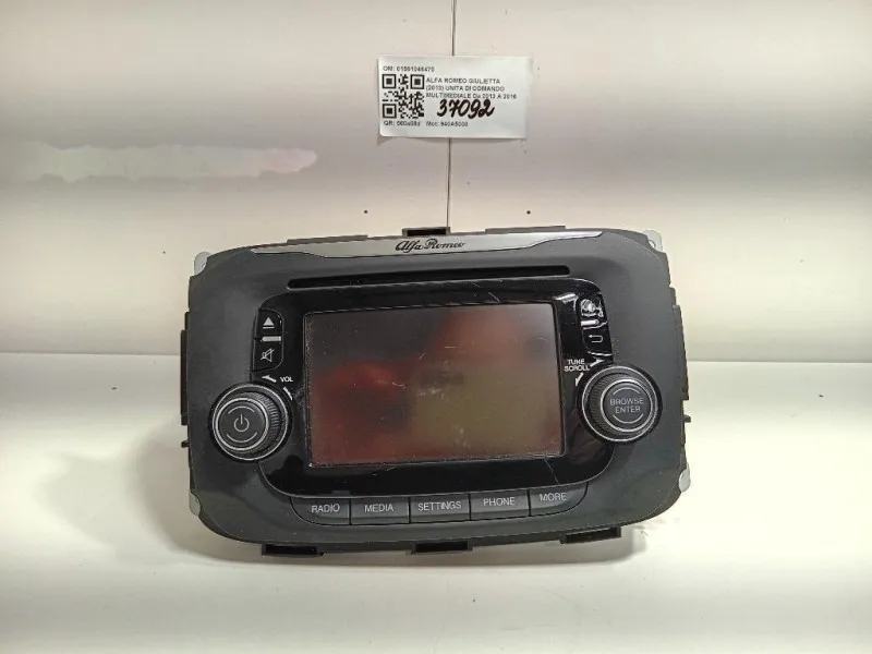 Unita DI Comando Multimediale 01561046470 Alfa Romeo Giulietta 2013