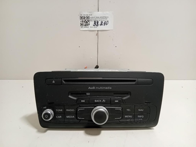 Unita DI Comando Multimediale 8X0035183E Audi A1 8XA Sportback 2012