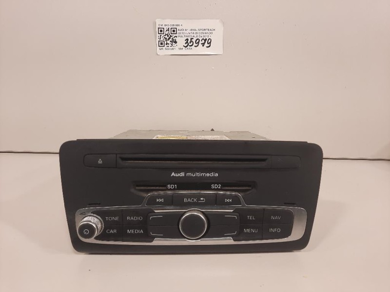 Unita DI Comando Multimediale 8X0 035 666 K Audi A1 8XA Sportback 2012