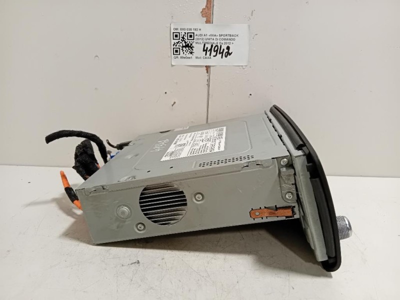 Unita DI Comando Multimediale 8X0 035 192 H Audi A1 8XA Sportback 2012