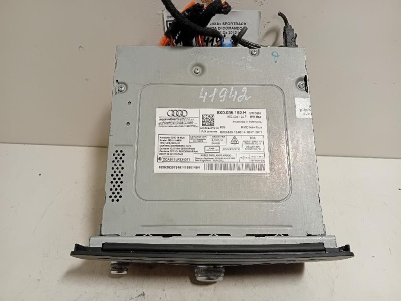Unita DI Comando Multimediale 8X0 035 192 H Audi A1 8XA Sportback 2012