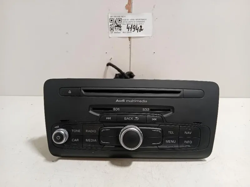 Unita DI Comando Multimediale 8X0 035 192 H Audi A1 8XA Sportback 2012