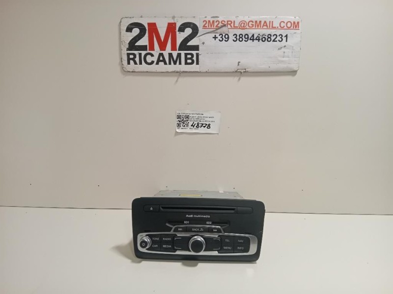 Unita DI Comando Multimediale UNITA DI COMANDO MULTIMEDIALE Audi A1 8XA Sportback 2012