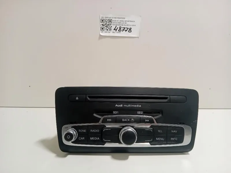 Unita DI Comando Multimediale UNITA DI COMANDO MULTIMEDIALE Audi A1 8XA Sportback 2012