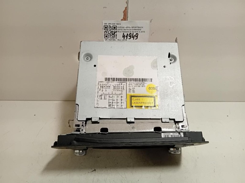 Unita DI Comando Multimediale 8P0 035 186 S Audi A3 8PA Sportback 2010