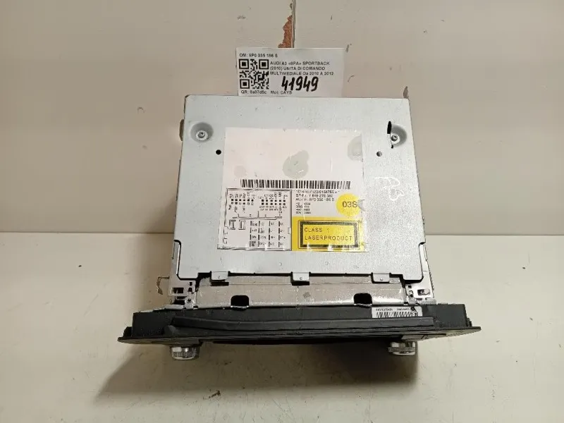 Unita DI Comando Multimediale 8P0 035 186 S Audi A3 8PA Sportback 2010