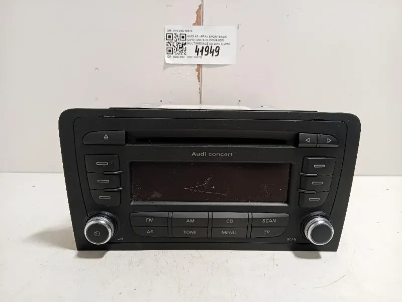 Unita DI Comando Multimediale 8P0 035 186 S Audi A3 8PA Sportback 2010