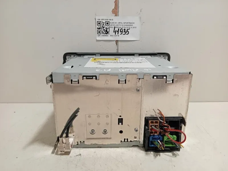 Unita DI Comando Multimediale 8P0 035 186 S Audi A3 8PA Sportback 2010