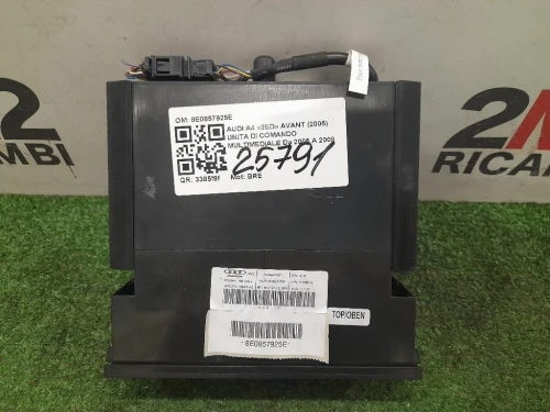 Unita DI Comando Multimediale 8E0857925E Audi A4 8ED Avant 2005