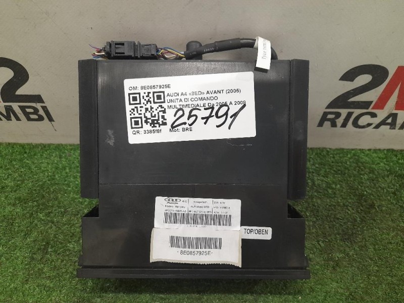 Unita DI Comando Multimediale 8E0857925E Audi A4 8ED Avant 2005