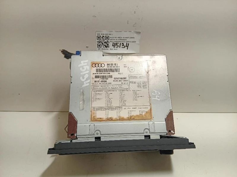 Unita DI Comando Multimediale 8H0 035 192 J Audi A4 8ED Avant 2005
