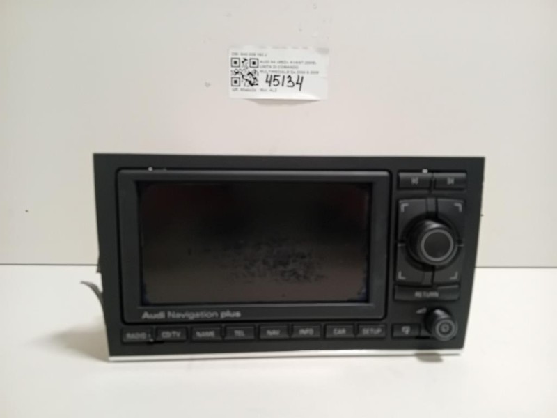 Unita DI Comando Multimediale 8H0 035 192 J Audi A4 8ED Avant 2005