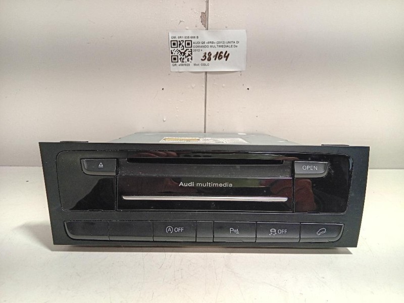Unita DI Comando Multimediale 8R1035666B Audi Q5 8RB 2012