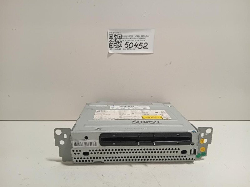 Unita DI Comando Multimediale 9139895 Bmw Serie 1 F20 Berlina 2015