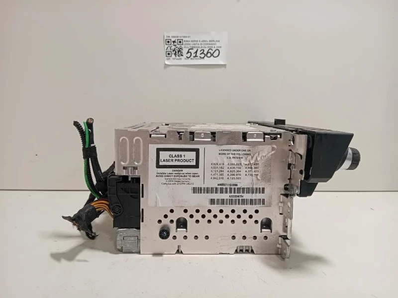 Unita DI Comando Multimediale 65839147869-01 Bmw Serie 5 E60 Berlina 2004