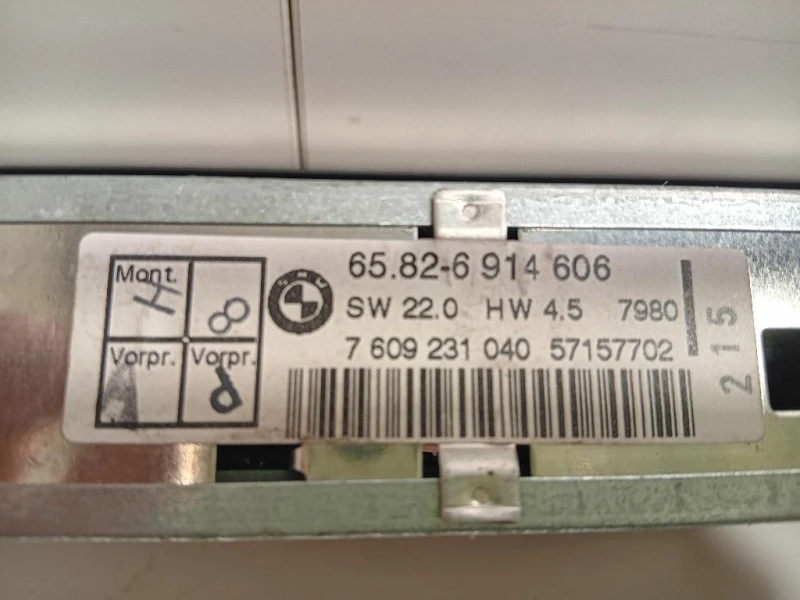 Unita DI Comando Multimediale 6582-6 914 606 Bmw X5 E53 2000