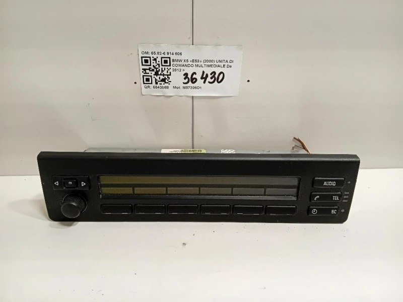 Unita DI Comando Multimediale 6582-6 914 606 Bmw X5 E53 2000