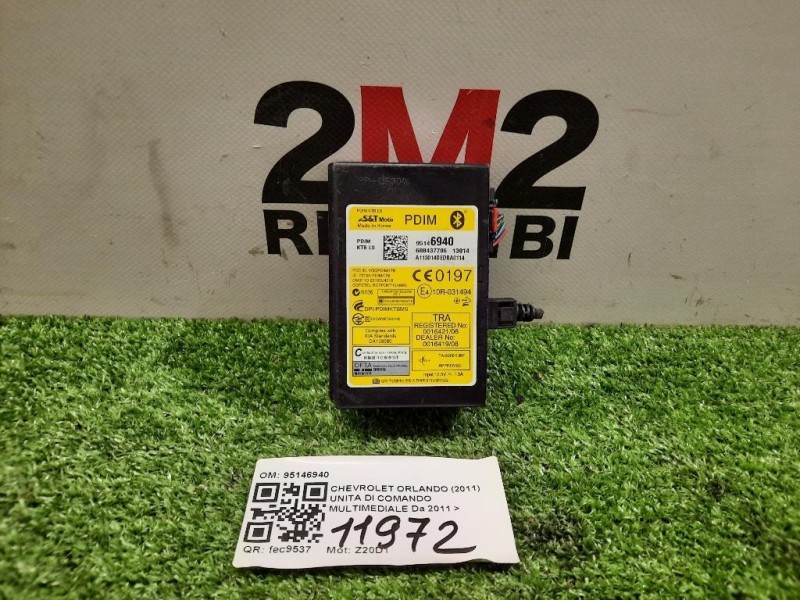 Unita DI Comando Multimediale 95146940 Chevrolet Orlando 2011