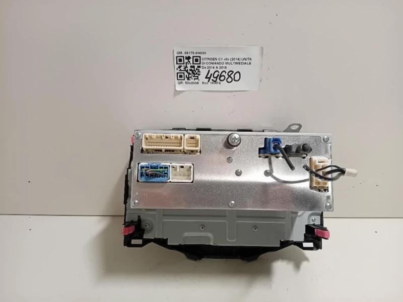Unita DI Comando Multimediale 86170-0H020 Citroen C1 II 2014