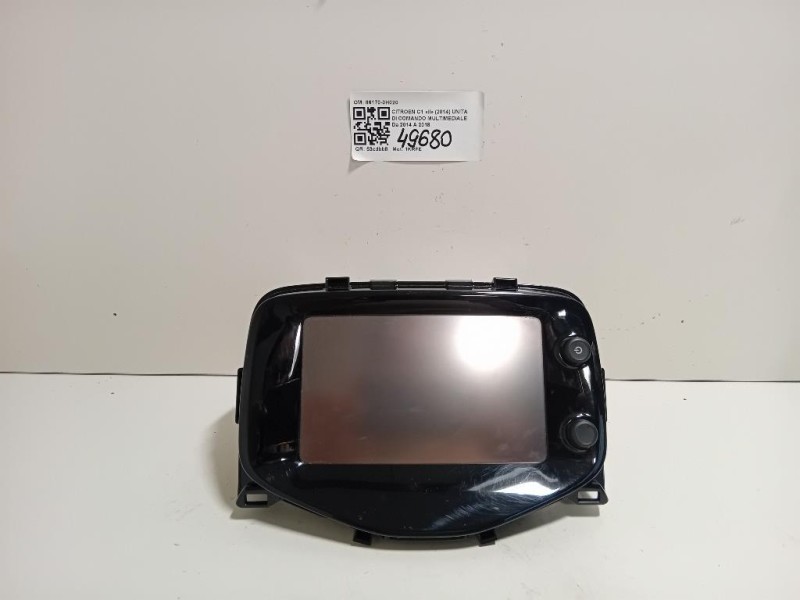 Unita DI Comando Multimediale 86170-0H020 Citroen C1 II 2014