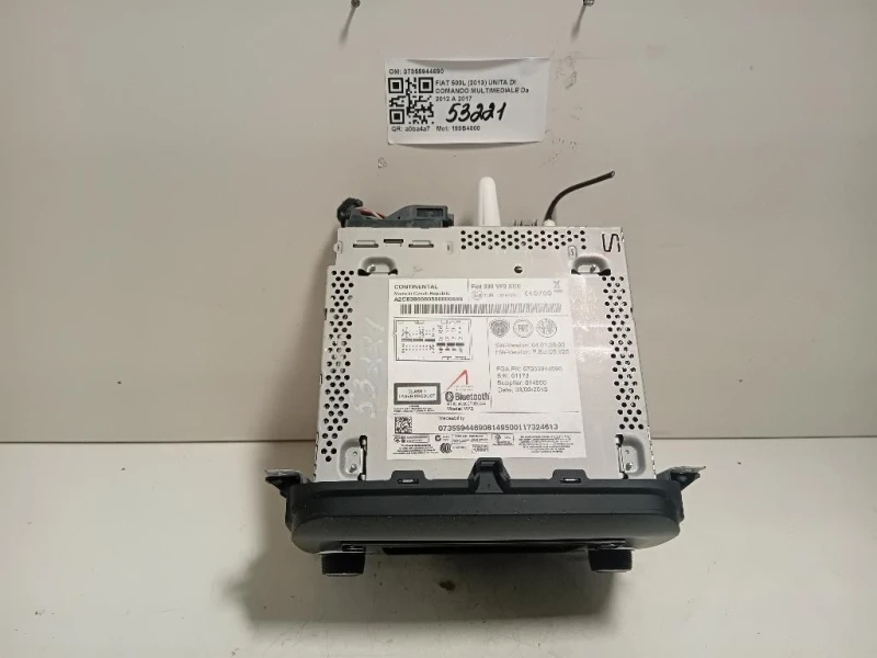 Unita DI Comando Multimediale 07355944690 Fiat 500L 2013