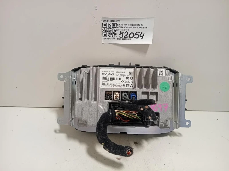 Unita DI Comando Multimediale 07356265270 Fiat 500X 2015