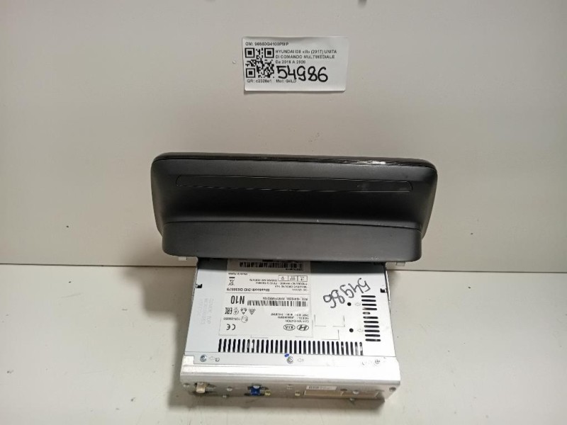 Unita DI Comando Multimediale 96550G4100PMP Hyundai I30 III 2017