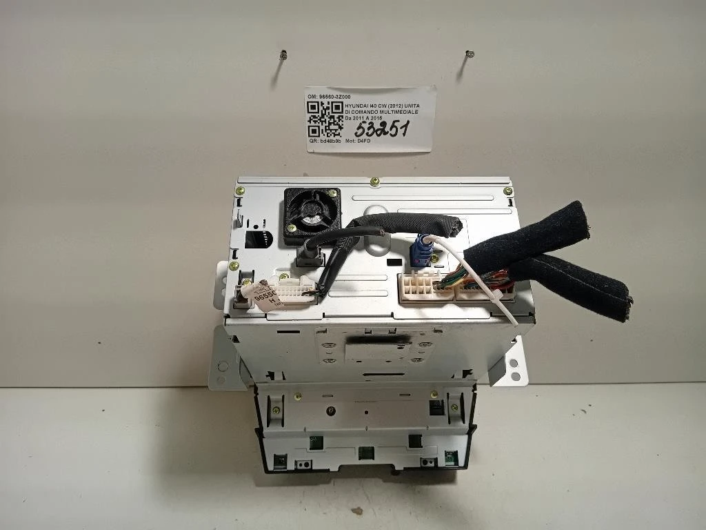 Unita DI Comando Multimediale 96560-3Z000 GPS NAVIGATORE CD Hyundai I40 CW 2012