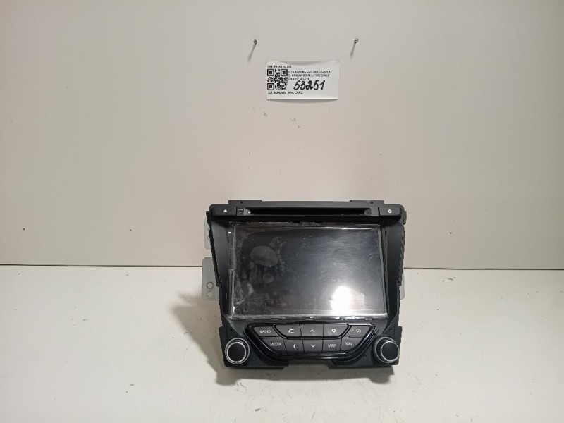 Unita DI Comando Multimediale 96560-3Z000 GPS NAVIGATORE CD Hyundai I40 CW 2012