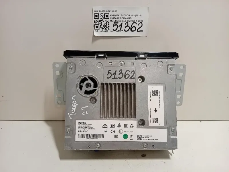 Unita DI Comando Multimediale 96560-CZ070RET Hyundai Tucson III 2020