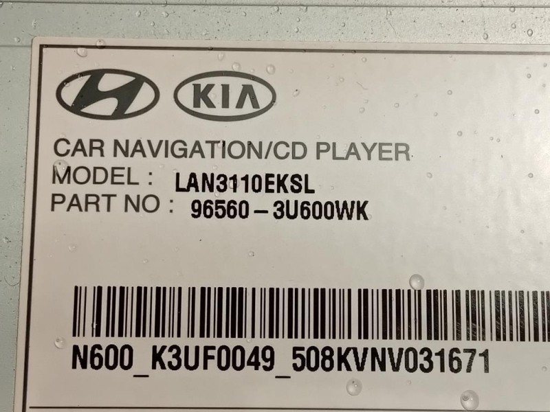 Unita DI Comando Multimediale 96560-3U600WK Kia Sportage III 2010