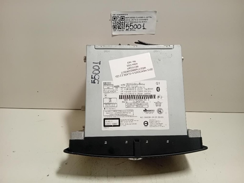 Unita DI Comando Multimediale A2469000516 Mercedes Classe A W176 2015