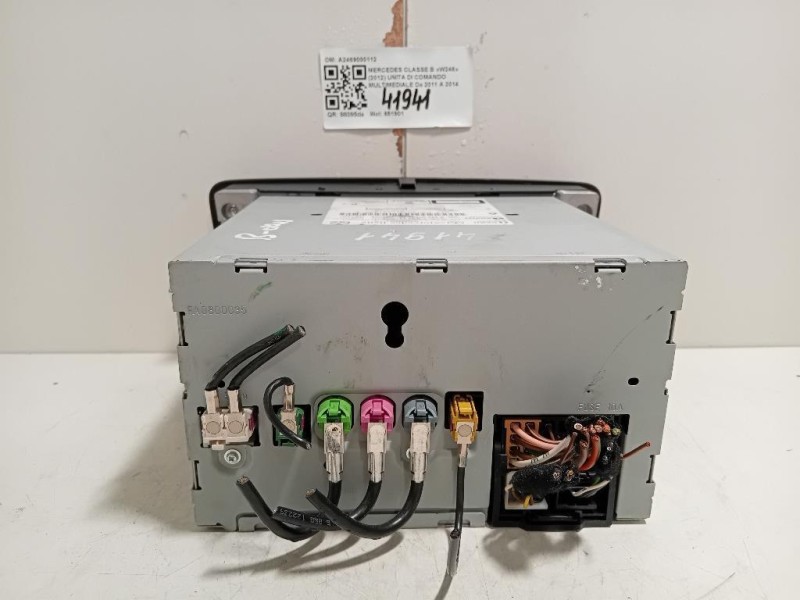 Unita DI Comando Multimediale A2469000112 Mercedes Classe B W246 2012